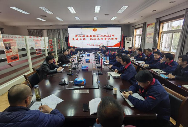 公司召開會議傳達(dá)集團(tuán)公司黨建工作、紀(jì)檢工作會議精神