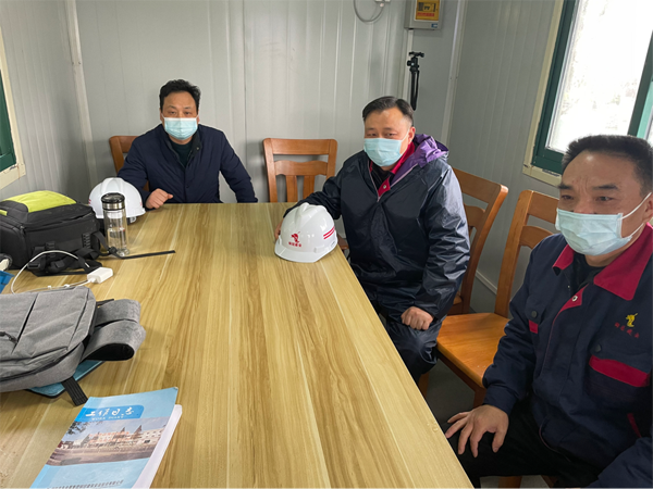 公司紀(jì)委書記檢查田家炳中學(xué)隔離點項目 公司紀(jì)委書記檢查田家炳中學(xué)隔離點項目