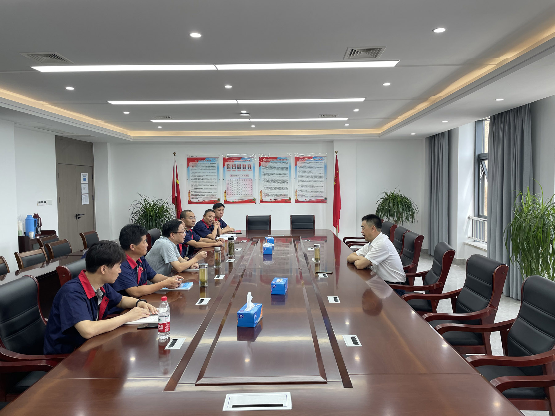 集團(tuán)公司黨委委員、總工程師周俊到公司調(diào)研 