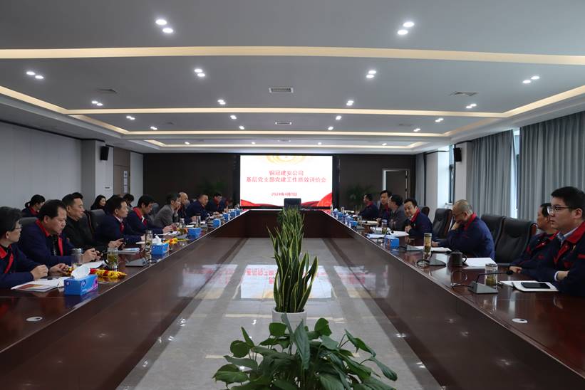 公司召開基層黨支部黨建工作質效評價會議 公司召開基層黨支部黨建工作質效評價會議